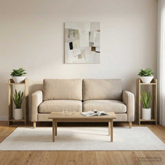 vidaXL Plant Stand 2 pcs Sonoma Oak 30 x 30 x 80 cm Engineered Wood 4