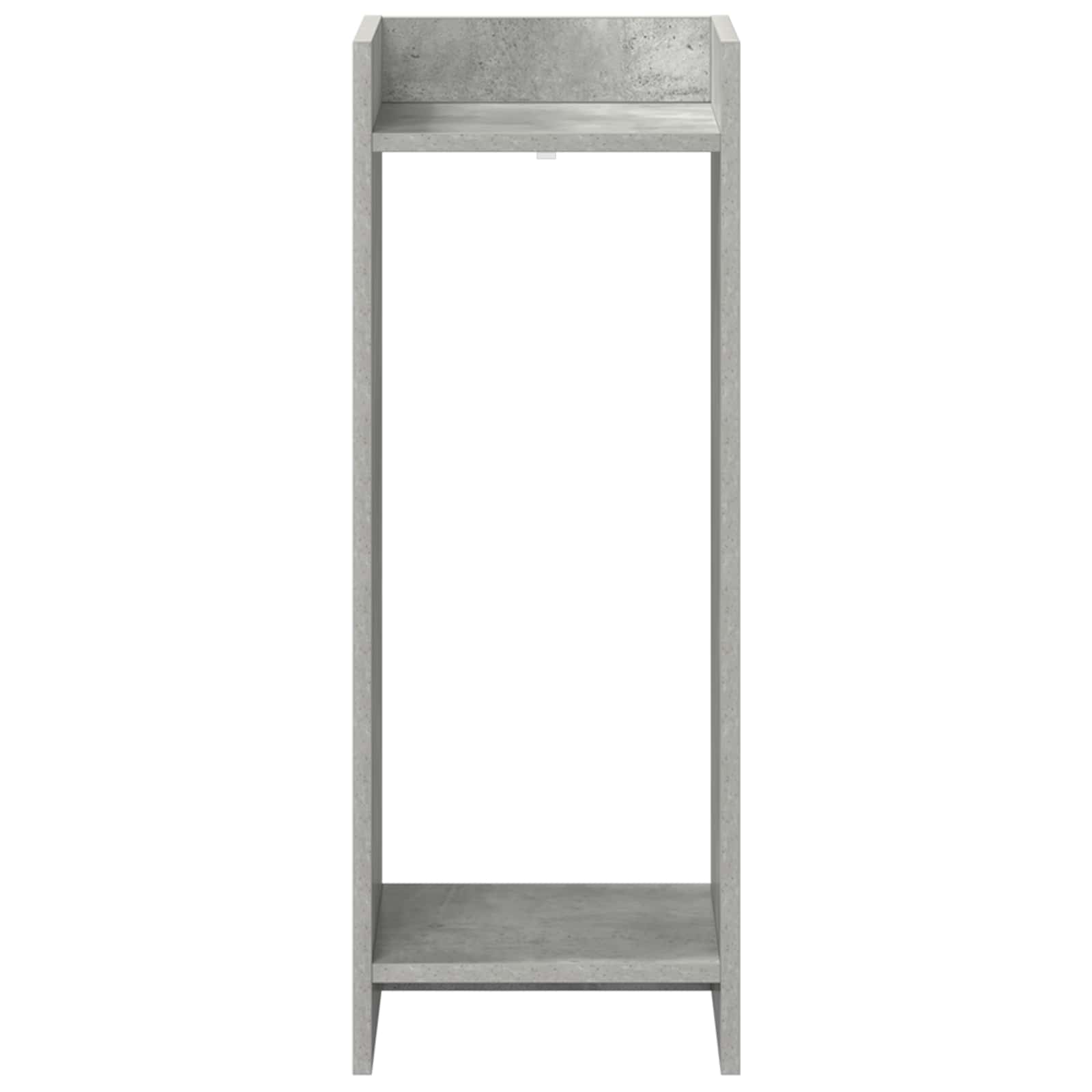 vidaXL Plant Stand 2 pcs Concrete Grey 30 x 30 x 80 cm Engineered Wood 6