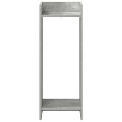 vidaXL Plant Stand 2 pcs Concrete Grey 30 x 30 x 80 cm Engineered Wood 6