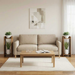 vidaXL Plant Stand 2 pcs Old Wood 30 x 30 x 80 cm Engineered Wood 1