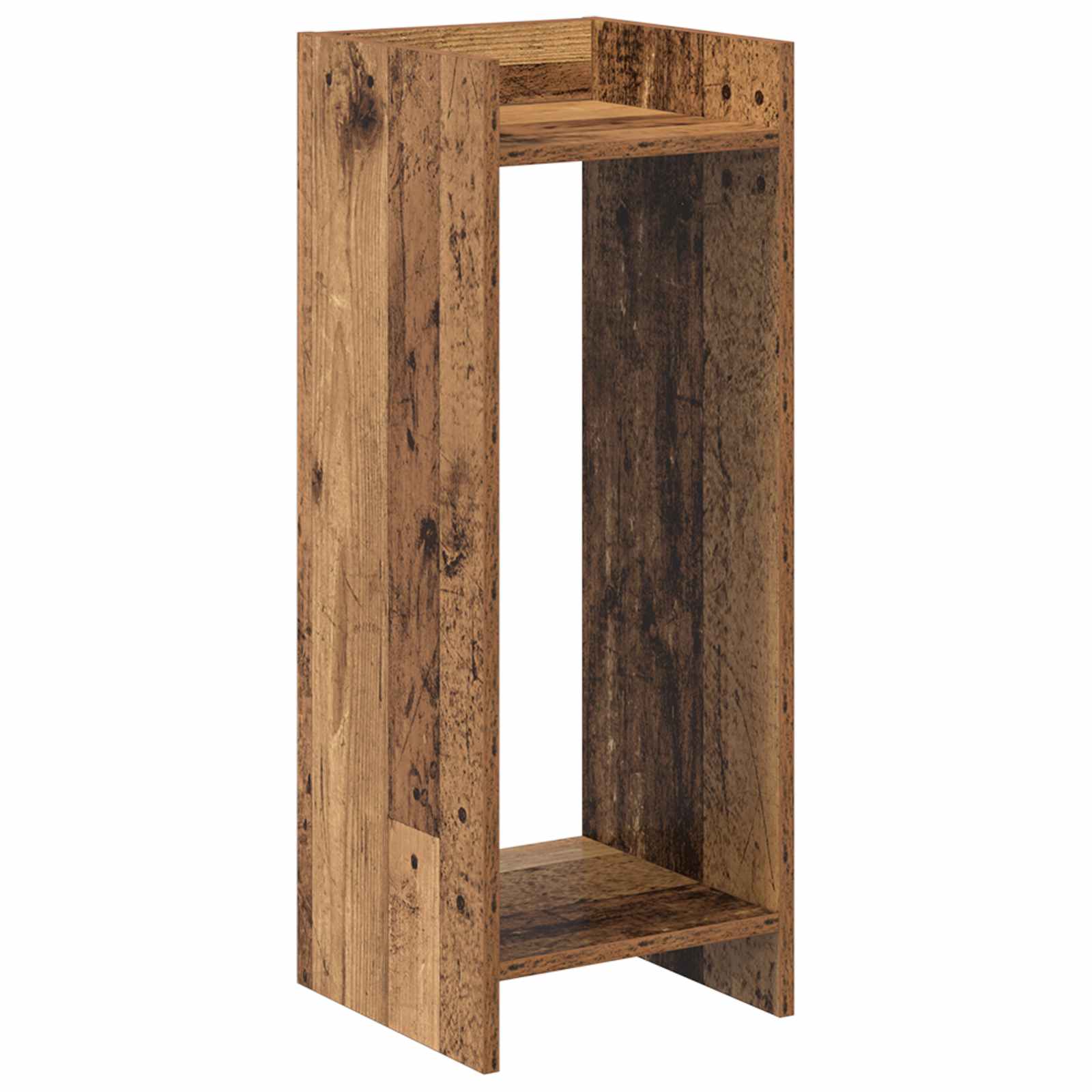 vidaXL Plant Stand 2 pcs Old Wood 30 x 30 x 80 cm Engineered Wood 5