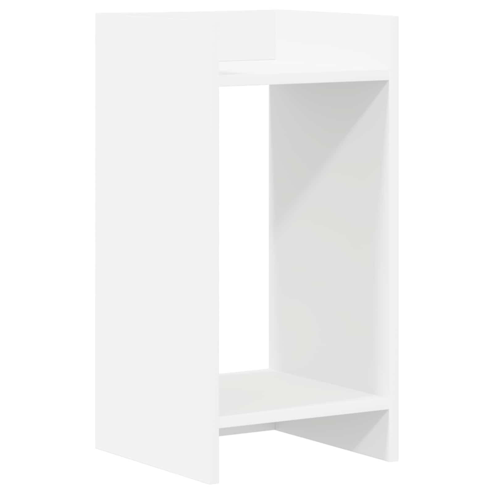 vidaXL Plant Stand 2 pcs White 30 x 30 x 60 cm Engineered Wood 5