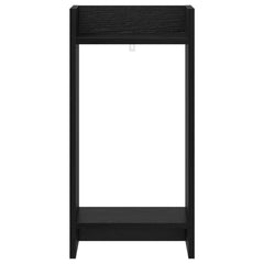vidaXL Plant Stand Black Oak 30 x 30 x 60 cm Engineered Wood 6