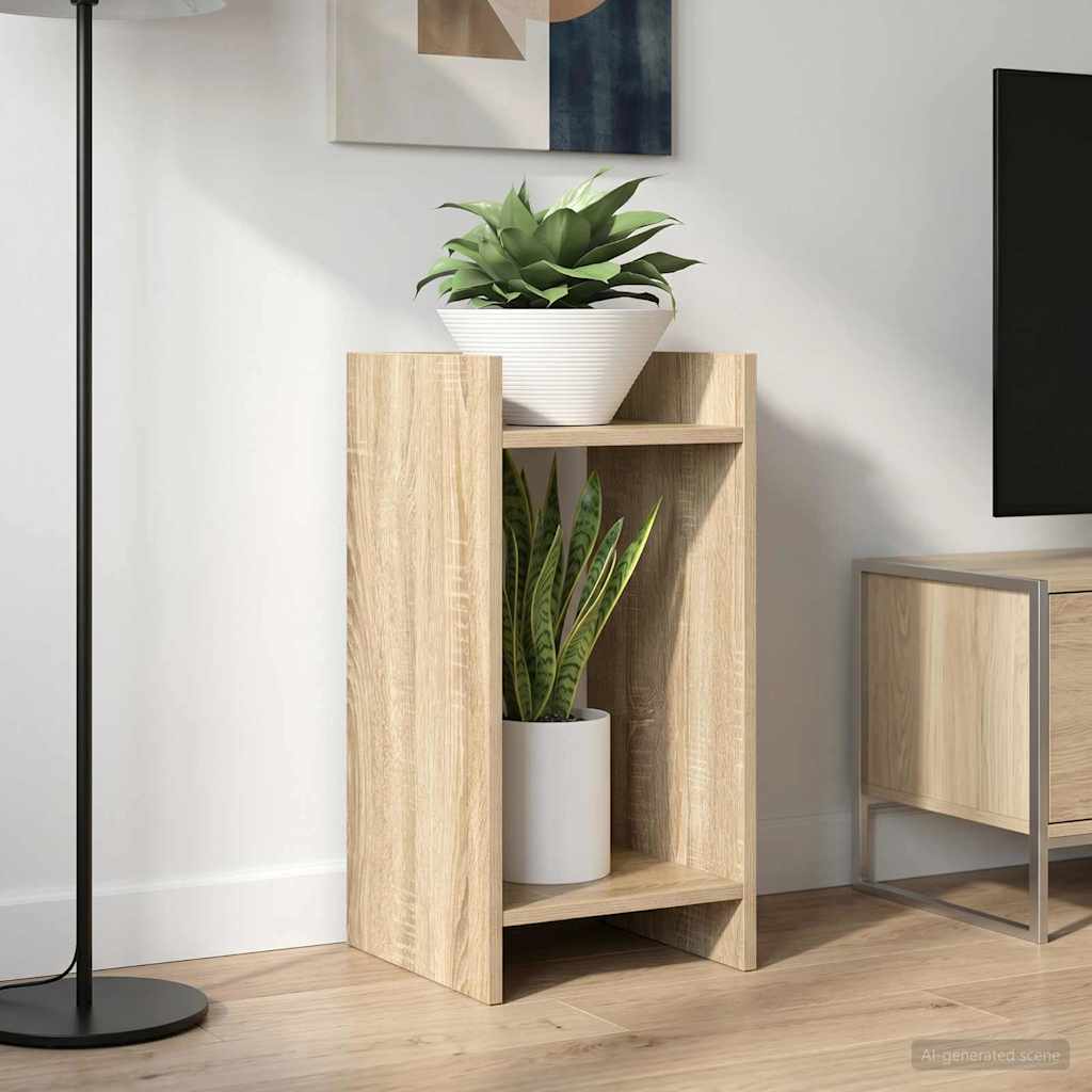 vidaXL Plant Stand 2 pcs Sonoma Oak 30 x 30 x 60 cm Engineered Wood 4