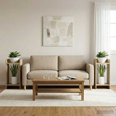 vidaXL Plant Stand 2 pcs Sonoma Oak 30 x 30 x 60 cm Engineered Wood 1