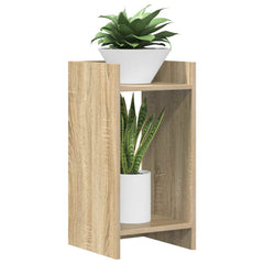 vidaXL Plant Stand 2 pcs Sonoma Oak 30 x 30 x 60 cm Engineered Wood 3