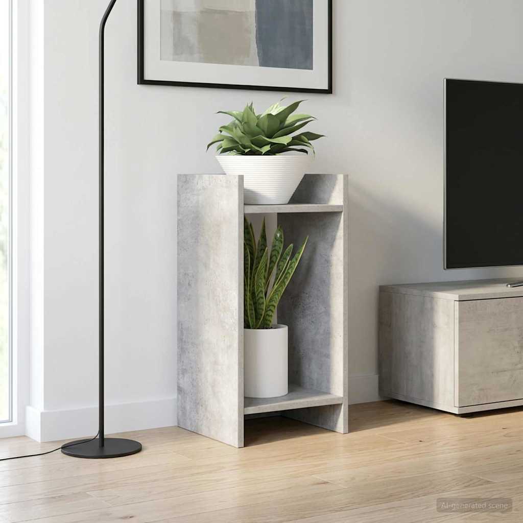 vidaXL Plant Stand 2 pcs Concrete Grey 30 x 30 x 60 cm Engineered Wood 4