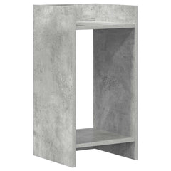 vidaXL Plant Stand 2 pcs Concrete Grey 30 x 30 x 60 cm Engineered Wood 5