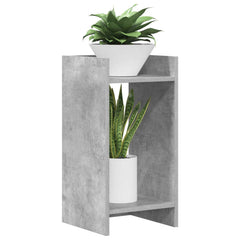 vidaXL Plant Stand 2 pcs Concrete Grey 30 x 30 x 60 cm Engineered Wood 3