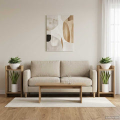 vidaXL Plant Stand 2 pcs Artisan Oak 30 x 30 x 60 cm Engineered Wood 1