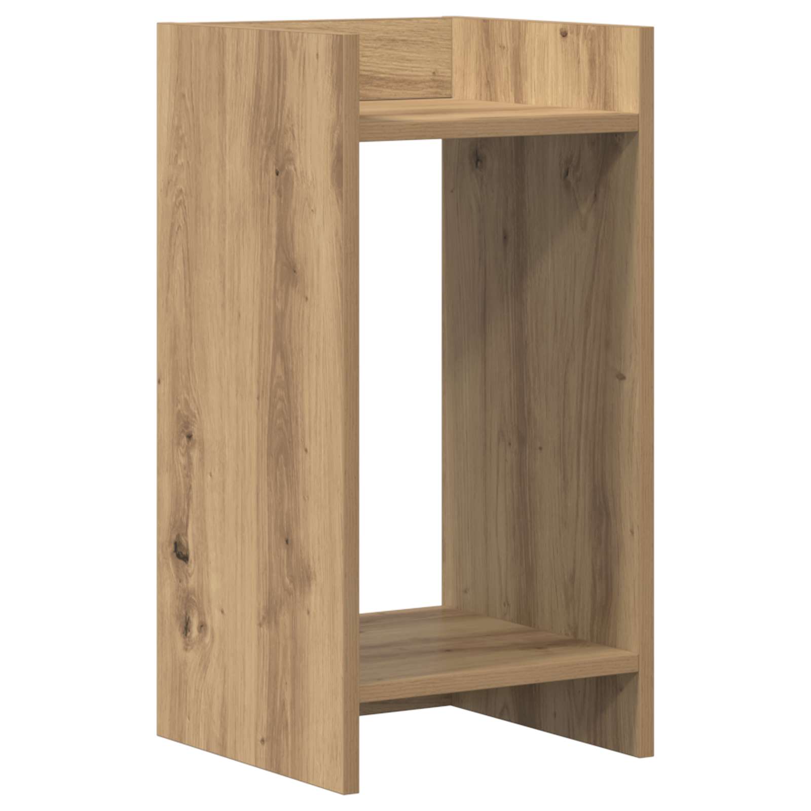 vidaXL Plant Stand 2 pcs Artisan Oak 30 x 30 x 60 cm Engineered Wood 5