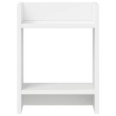 vidaXL Plant Stand 2 pcs White 30 x 30 x 40 cm Engineered Wood 6