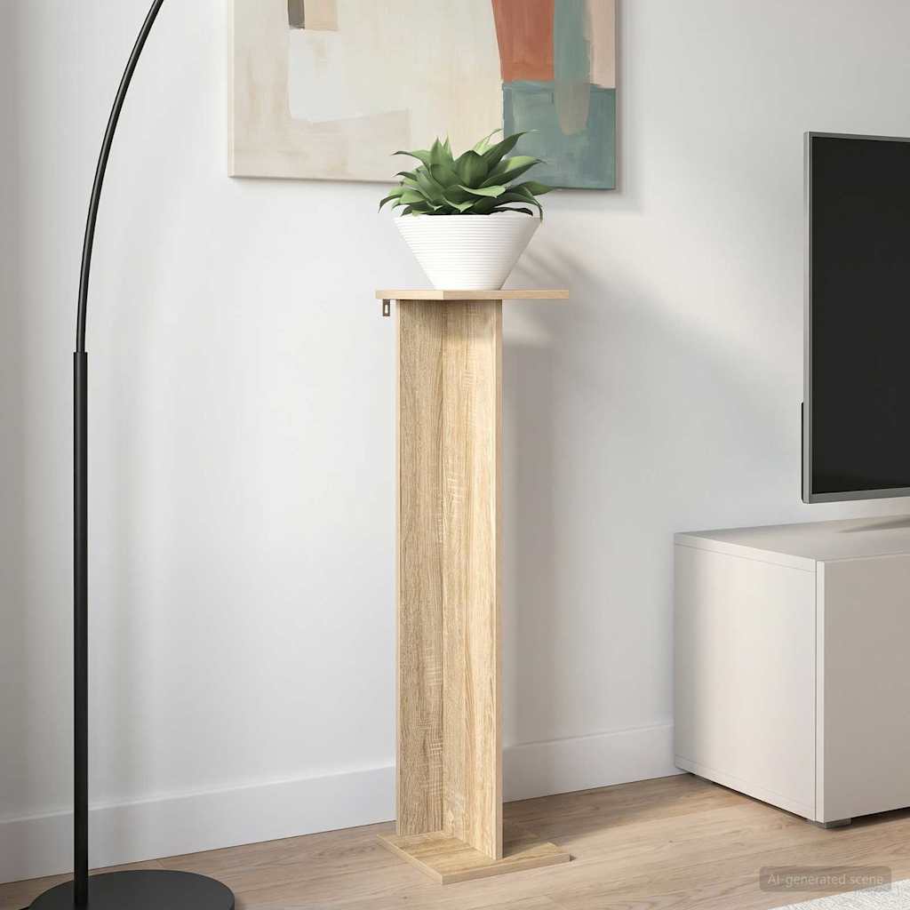 vidaXL Plant Stand 2 pcs Sonoma Oak 25 x 25.5 x 100.5 cm 1
