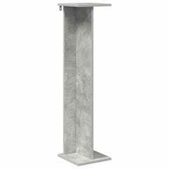 vidaXL Plant Stand 2 pcs Concrete Grey 25 x 25.5 x 100.5 cm 5