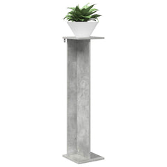 vidaXL Plant Stand 2 pcs Concrete Grey 25 x 25.5 x 100.5 cm 3