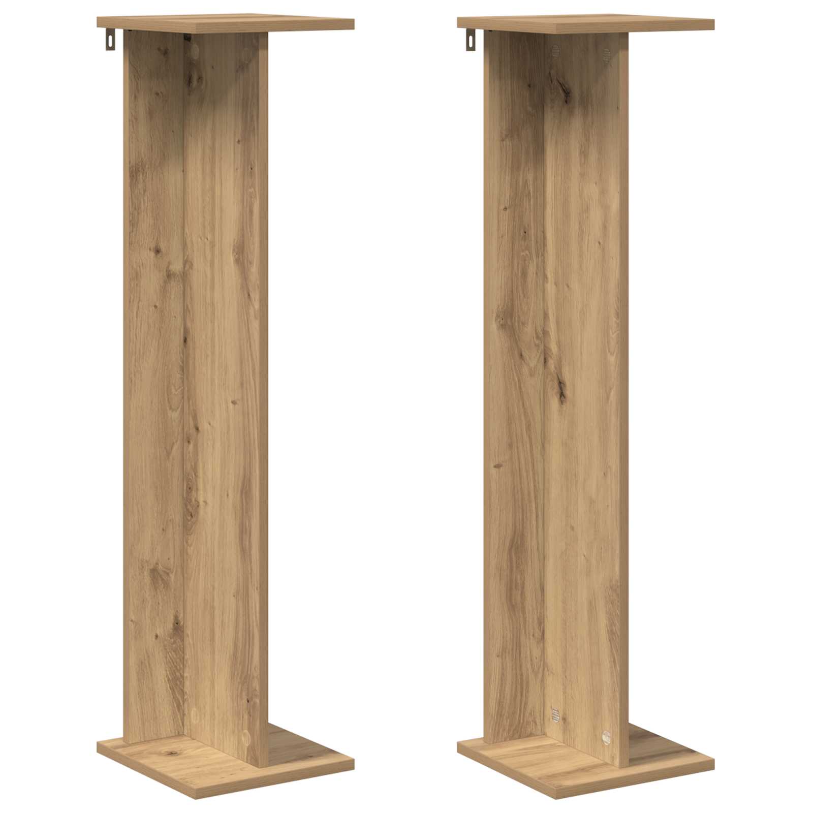 vidaXL Plant Stand 2 pcs Artisan Oak 25 x 25.5 x 100.5 cm 2