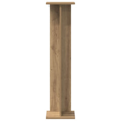 vidaXL Plant Stand 2 pcs Artisan Oak 25 x 25.5 x 100.5 cm 6
