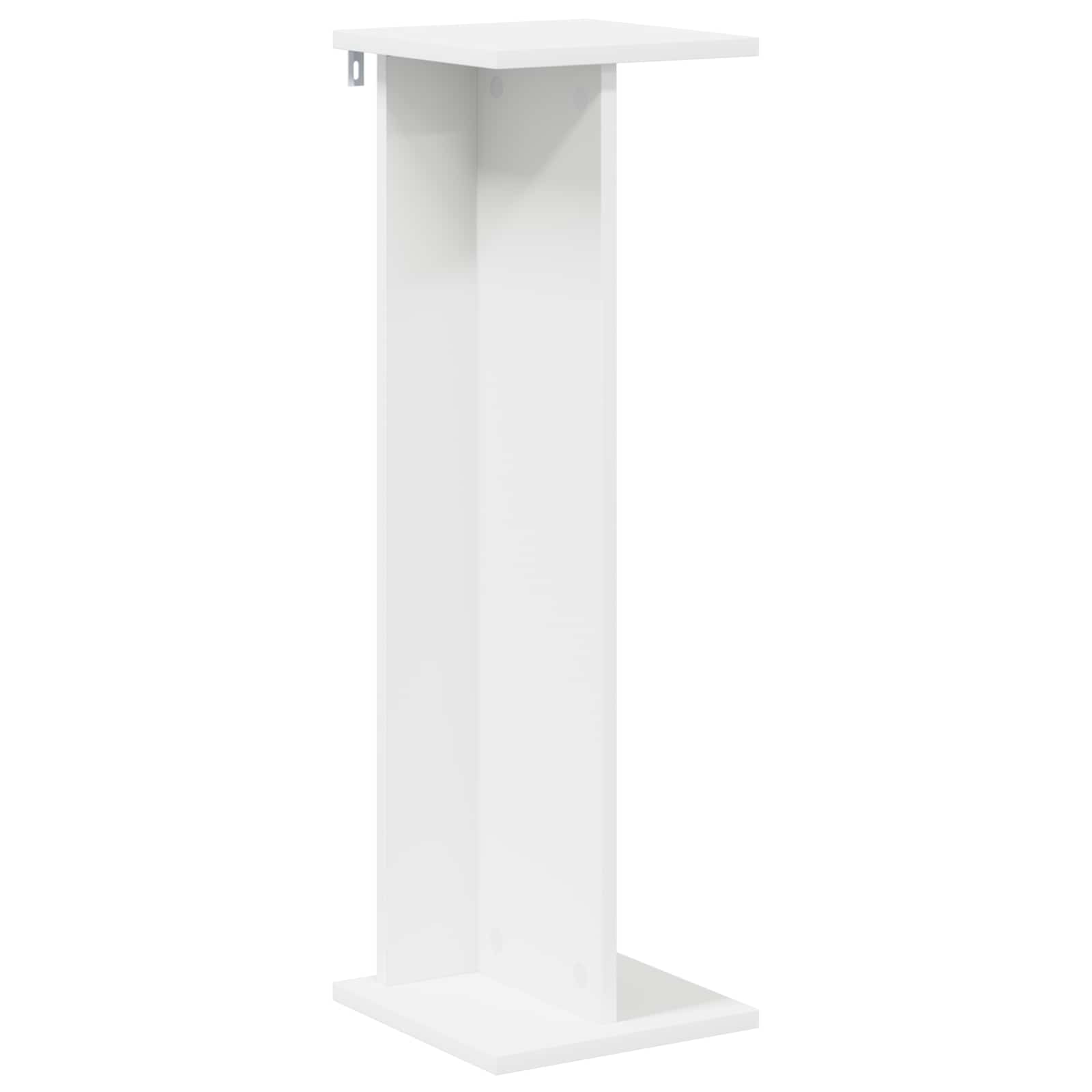 vidaXL Plant Stand 2 pcs White 25 x 25.5 x 80.5 cm Engineered Wood 5