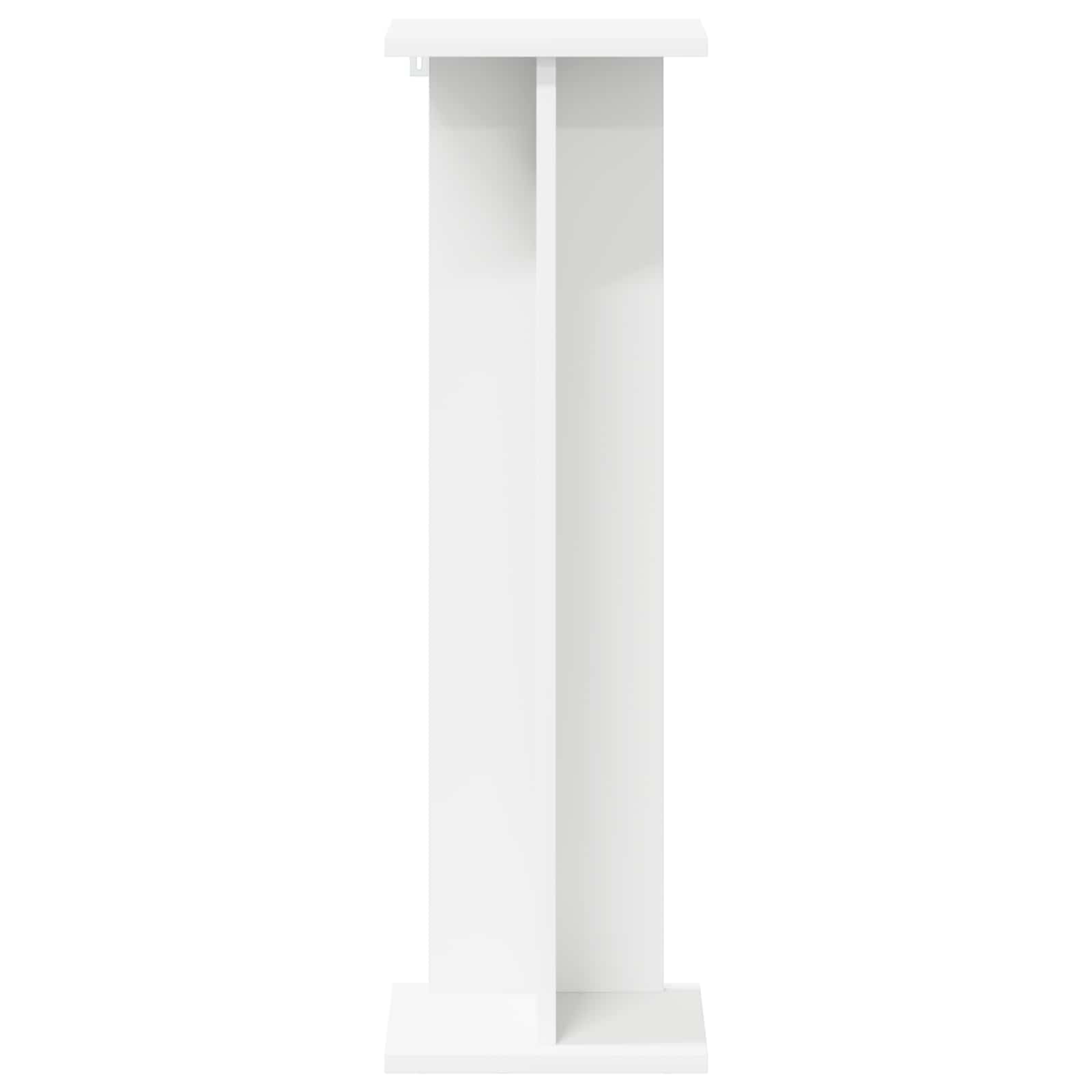 vidaXL Plant Stand 2 pcs White 25 x 25.5 x 80.5 cm Engineered Wood 6