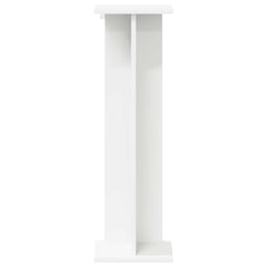 vidaXL Plant Stand 2 pcs White 25 x 25.5 x 80.5 cm Engineered Wood 6
