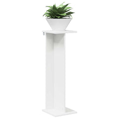 vidaXL Plant Stand 2 pcs White 25 x 25.5 x 80.5 cm Engineered Wood 3