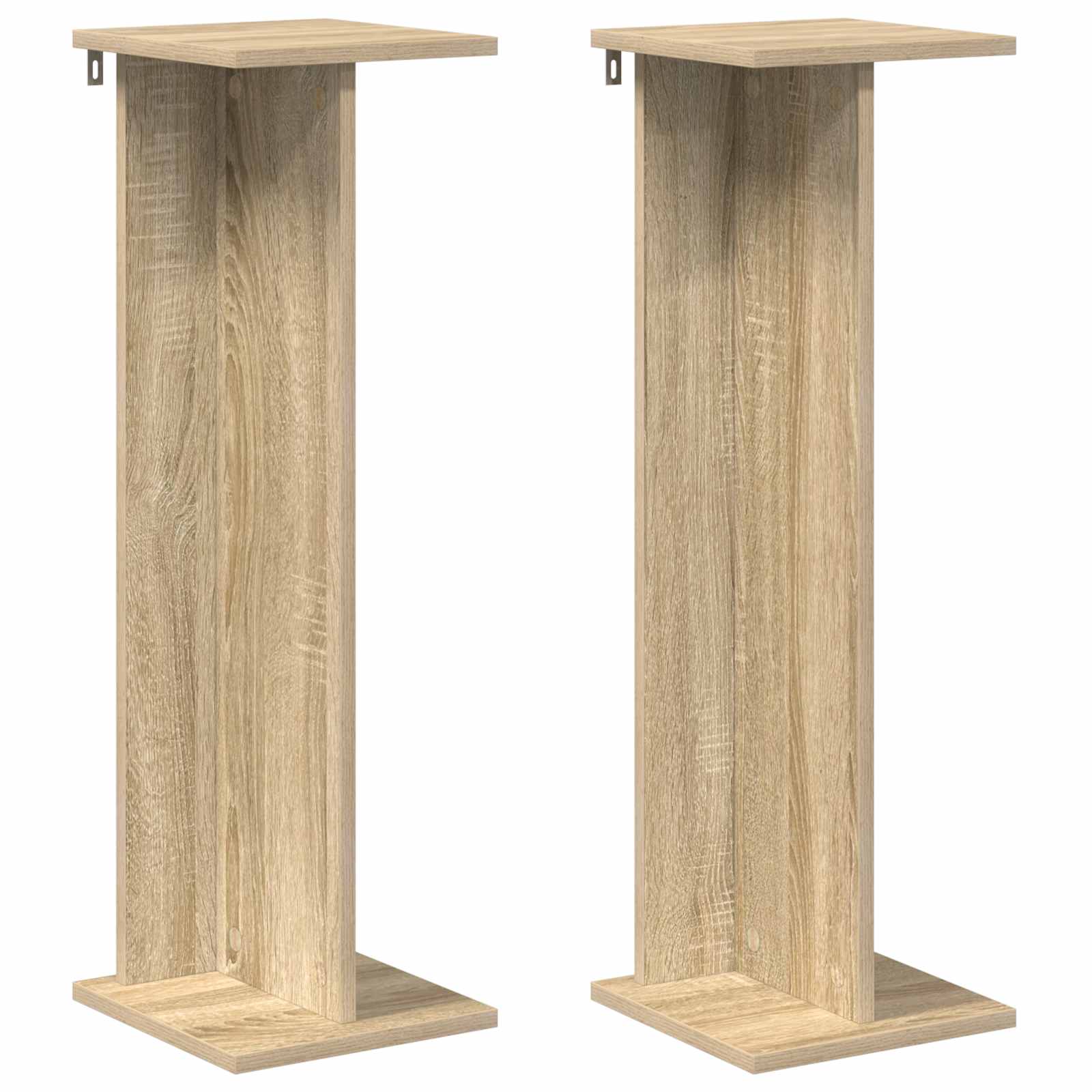 vidaXL Plant Stand 2 pcs Sonoma Oak 25 x 25.5 x 80.5 cm 2
