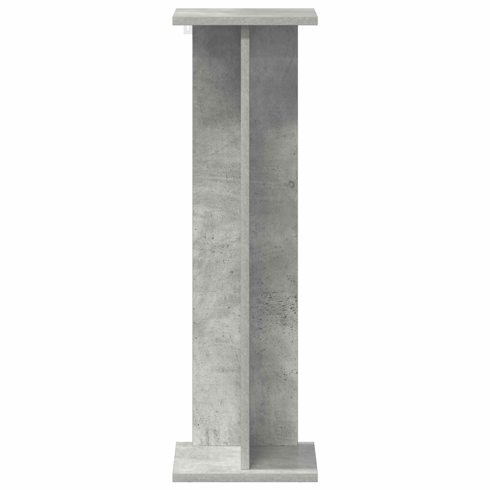 vidaXL Plant Stand 2 pcs Concrete Grey 25 x 25.5 x 80.5 cm 6