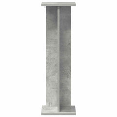 vidaXL Plant Stand 2 pcs Concrete Grey 25 x 25.5 x 80.5 cm 6