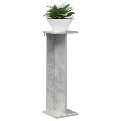 vidaXL Plant Stand 2 pcs Concrete Grey 25 x 25.5 x 80.5 cm 3
