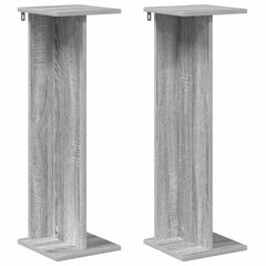 vidaXL Plant Stand 2 pcs Grey Sonoma 25 x 25.5 x 80.5 cm 2