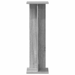 vidaXL Plant Stand 2 pcs Grey Sonoma 25 x 25.5 x 80.5 cm 6