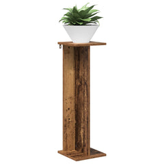 vidaXL Plant Stand 2 pcs Old Wood 25 x 25.5 x 80.5 cm Engineered Wood 3