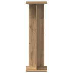 vidaXL Plant Stand 2 pcs Artisan Oak 25 x 25.5 x 80.5 cm 6