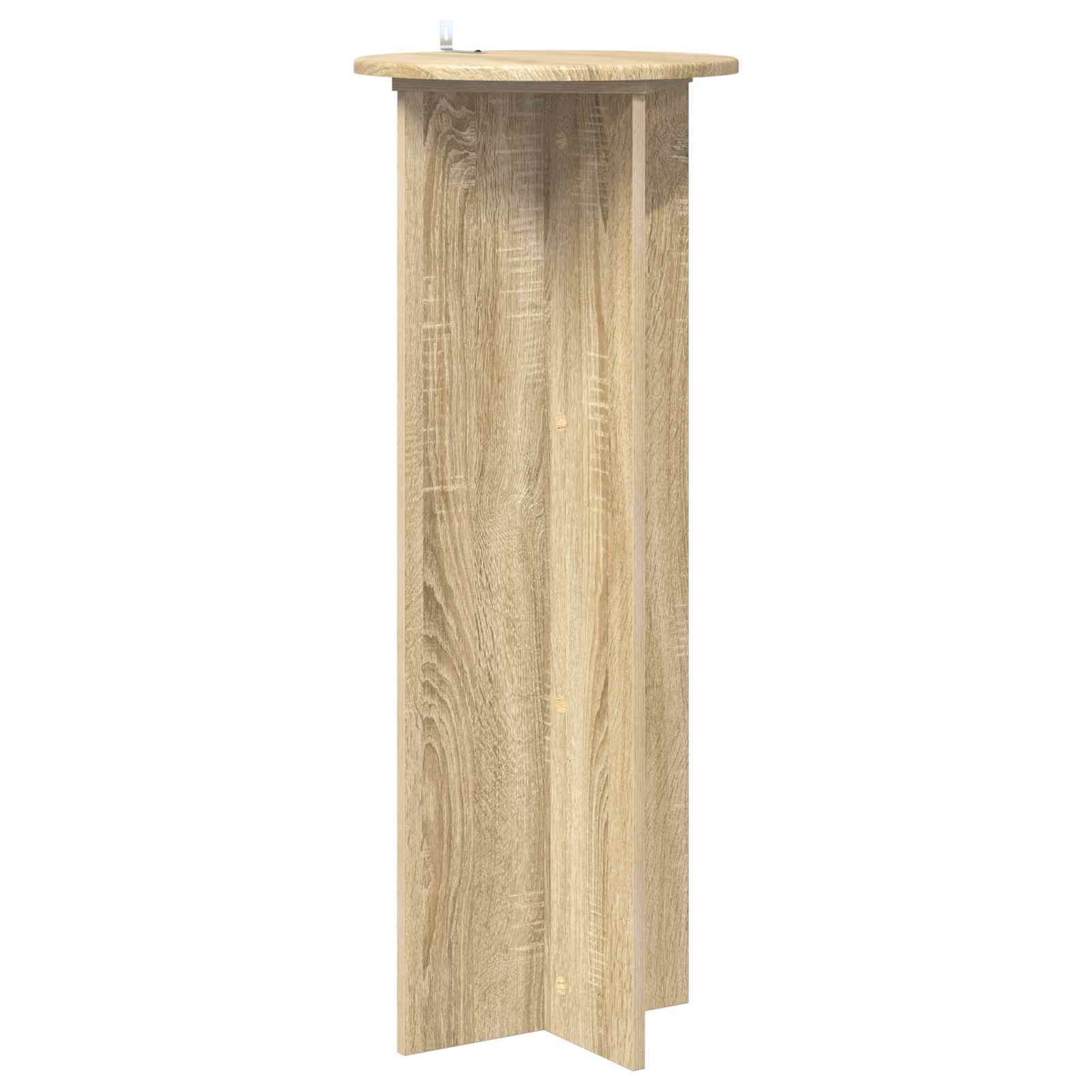 vidaXL Plant Stand 2 pcs Sonoma Oak Ø40 x 100 cm Engineered Wood 5