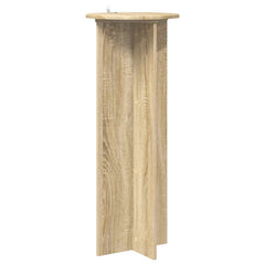 vidaXL Plant Stand 2 pcs Sonoma Oak Ø40 x 100 cm Engineered Wood 5