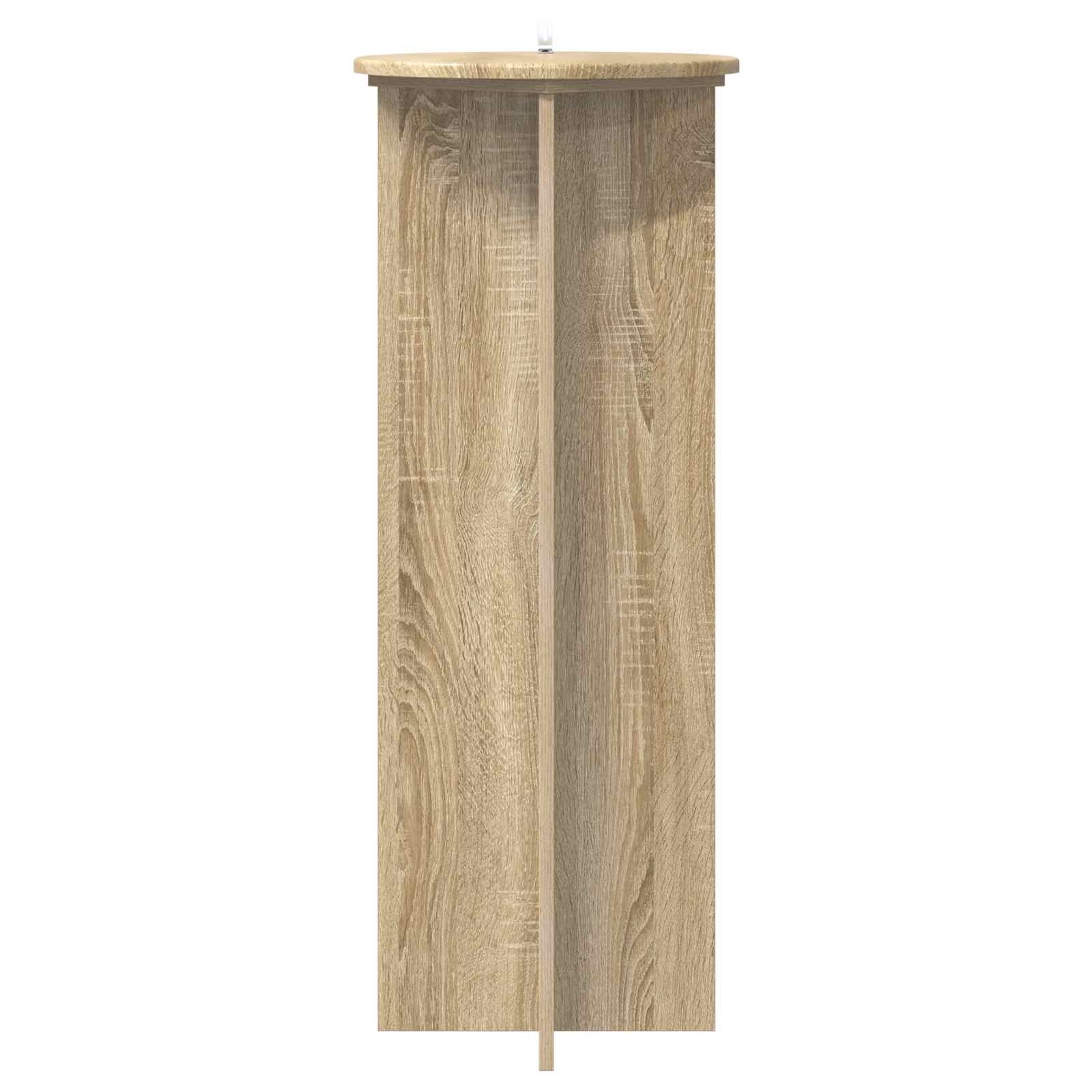 vidaXL Plant Stand 2 pcs Sonoma Oak Ø40 x 100 cm Engineered Wood 6