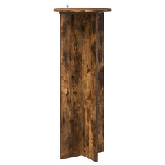 vidaXL Plant Stand 2 pcs Smoked Oak Ø40 x 100 cm Engineered Wood 5