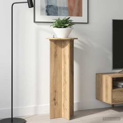 vidaXL Plant Stand 2 pcs Artisan Oak Ø40 x 100 cm Engineered Wood 1