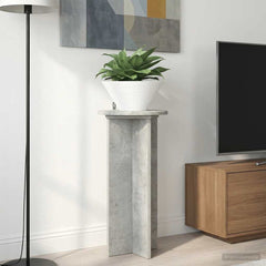 vidaXL Plant Stand 2 pcs Concrete Grey 29.5 x 29.5 x 60 cm 1