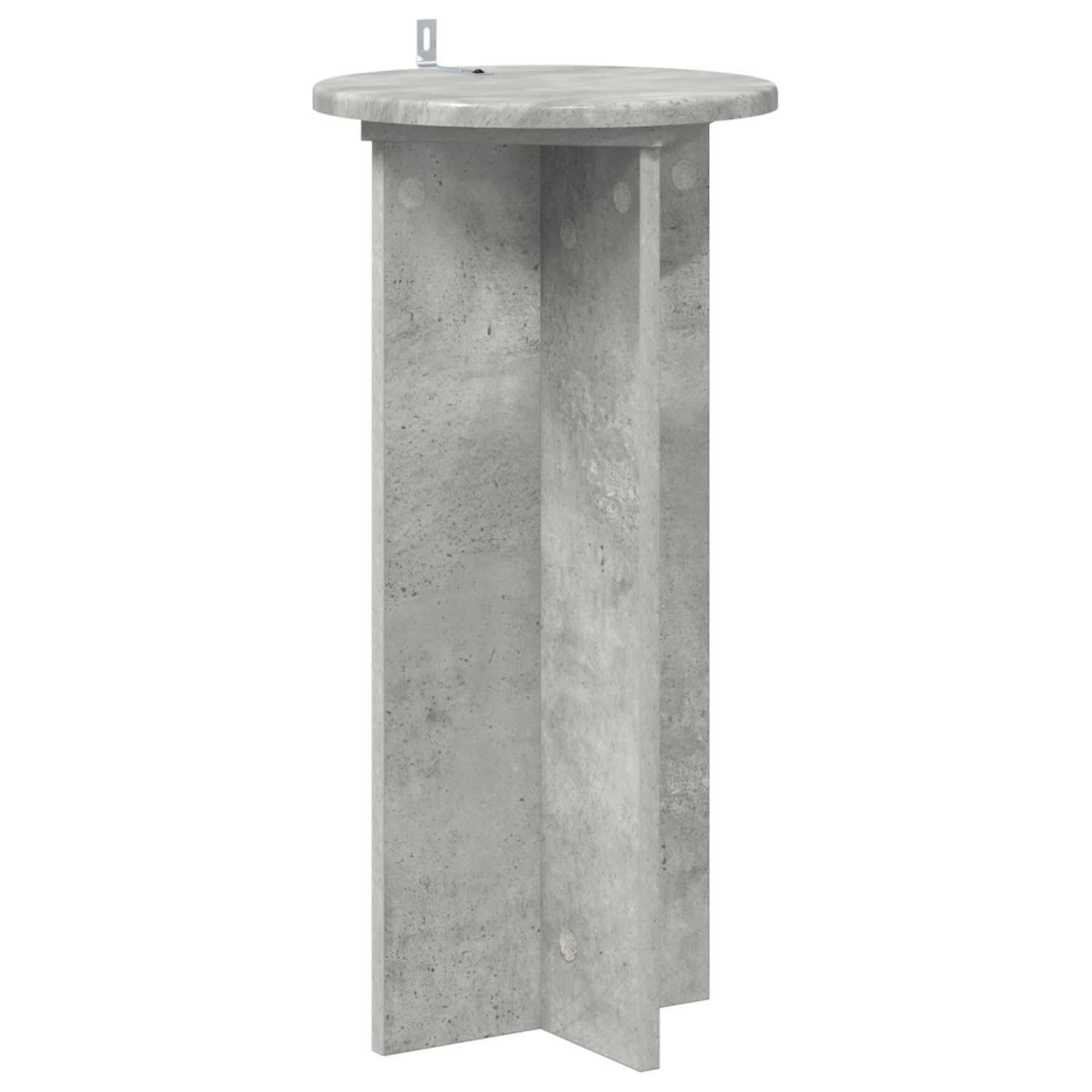 vidaXL Plant Stand 2 pcs Concrete Grey 29.5 x 29.5 x 60 cm 5