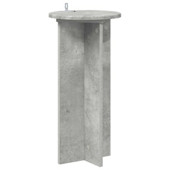 vidaXL Plant Stand 2 pcs Concrete Grey 29.5 x 29.5 x 60 cm 5