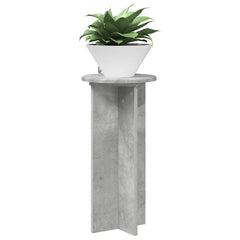 vidaXL Plant Stand 2 pcs Concrete Grey 29.5 x 29.5 x 60 cm 3