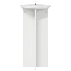 vidaXL Plant Stand 2 pcs High Gloss White 29.5 x 29.5 x 60 cm 6