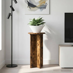 vidaXL Plant Stand 2 pcs Smoked Oak 29.5 x 29.5 x 60 cm 1