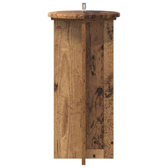 vidaXL Plant Stand 2 pcs Old Wood 29.5 x 29.5 x 60 cm Engineered Wood 6