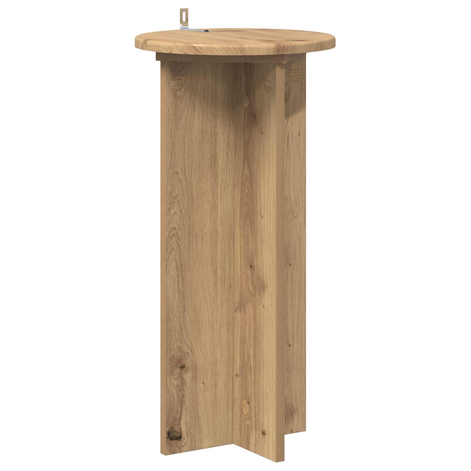vidaXL Plant Stand 2 pcs Artisan Oak 29.5 x 29.5 x 60 cm 5