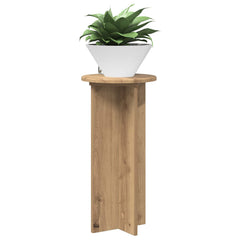 vidaXL Plant Stand 2 pcs Artisan Oak 29.5 x 29.5 x 60 cm 3