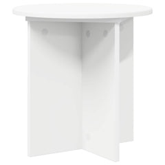 vidaXL Plant Stand 2 pcs White Ø40 x 40 cm Engineered Wood 5