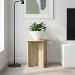 vidaXL Plant Stand 2 pcs Sonoma Oak 40 x 40 x 40 cm Engineered Wood 1