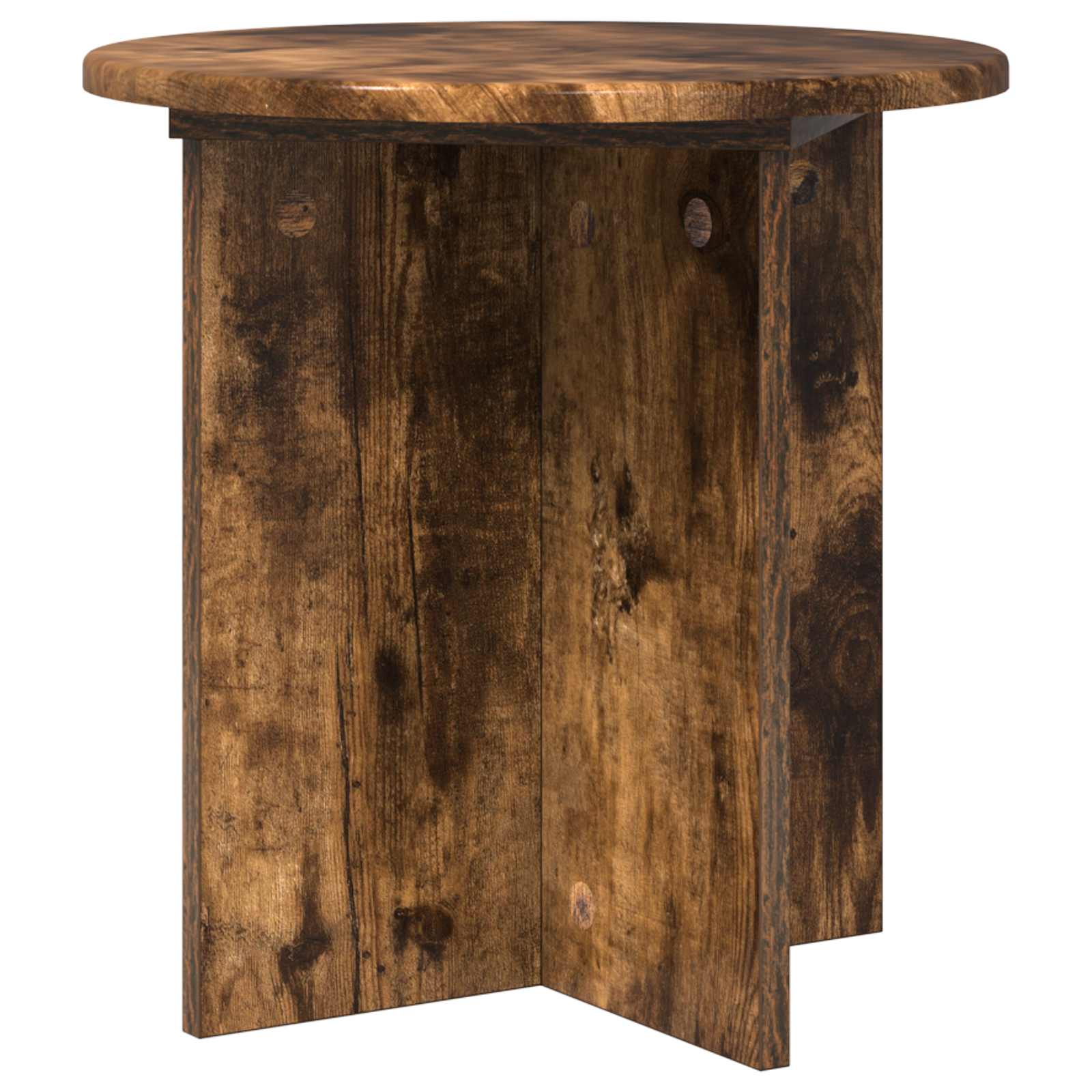 vidaXL Plant Stand 2 pcs Smoked Oak 40 x 40 x 40 cm Engineered Wood 5